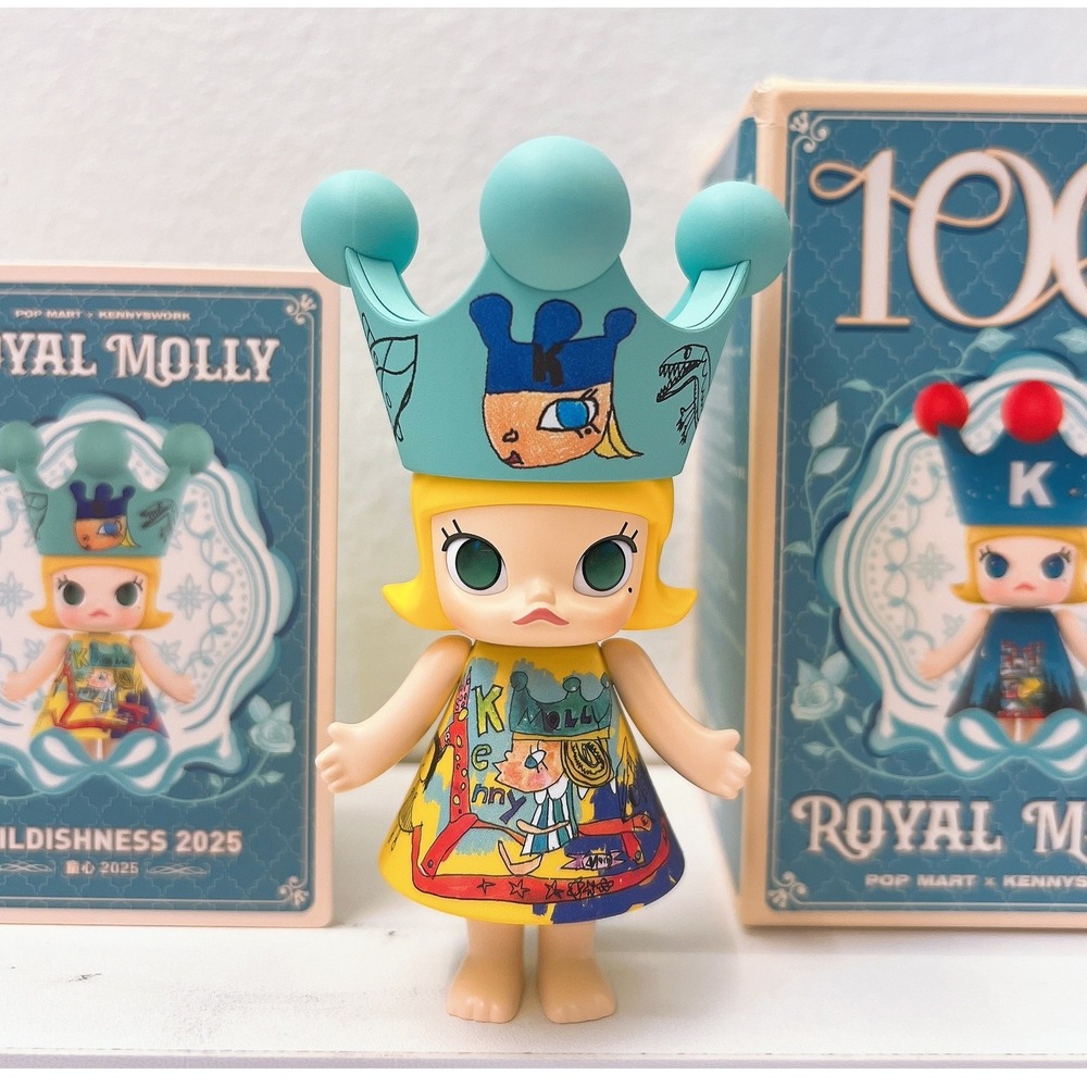 Pop Mart Mega Royal Molly 100% Childishness Mini Figure Blind Box
